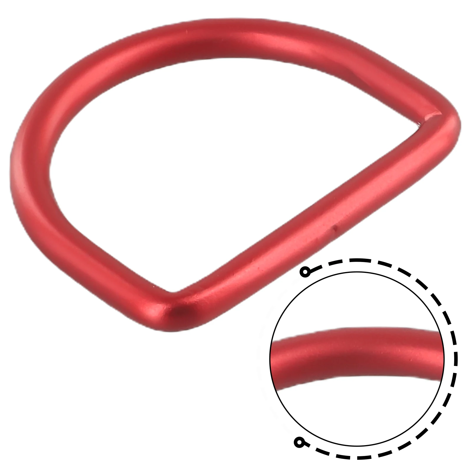 Scuba Diving Weight Belt D-Ring Back Flying Stopper Buckle Snorkeling Replace Accessories 6mm Aluminum
