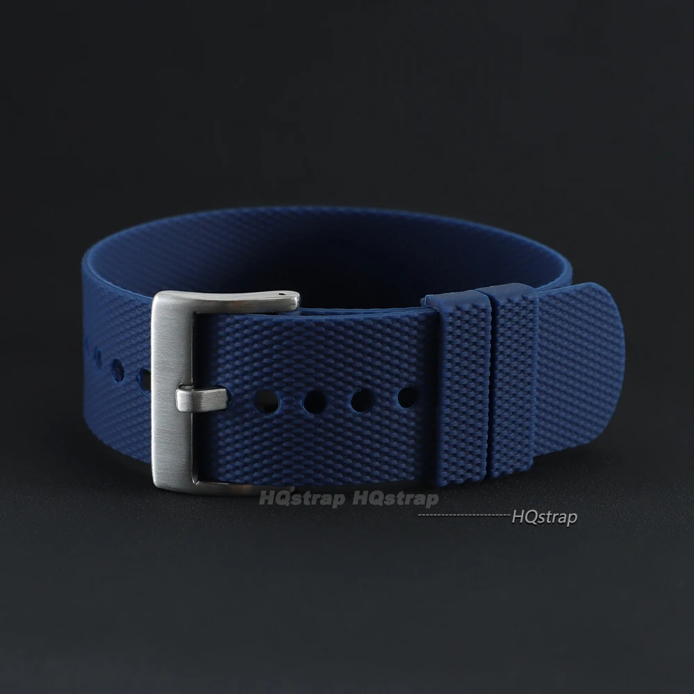 Premium Universal Silicone Watch Strap | Durable FKM Rubber Sports Replacement Band | Fashionable One-Piece Wristband