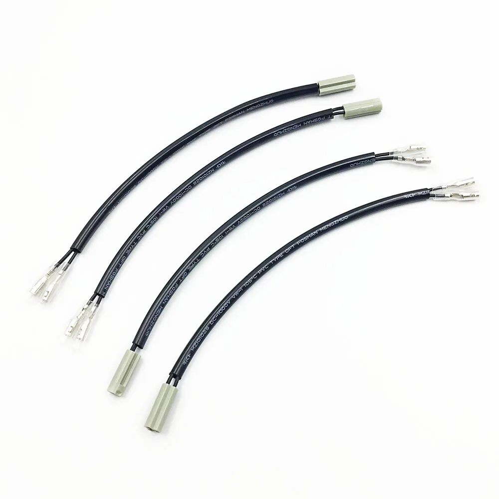 Motorcycle turn signal 2 wire adapters indicator leads plug connector harness for Yamaha Mt09 Mt07 Tracer 700 900 Xsr Yzf R1 R6 R3