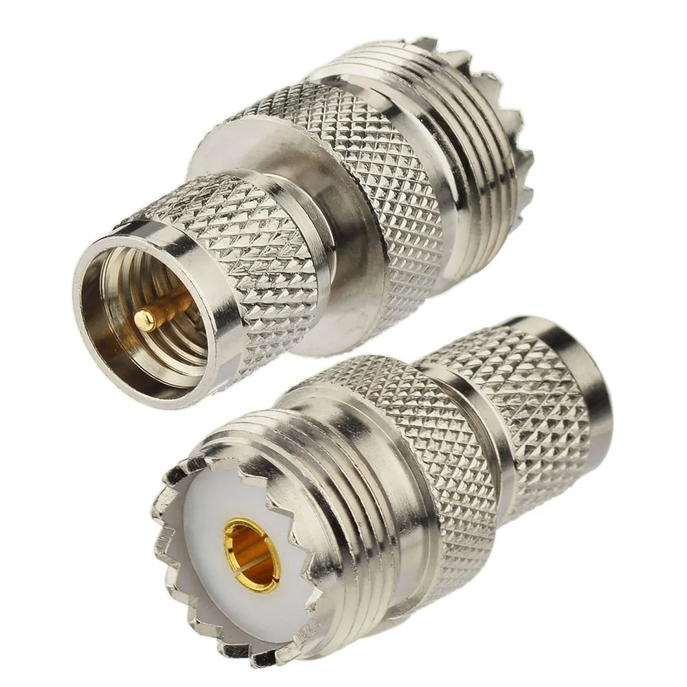 Mini UHF to UHF Adapter RF Coaxial Connector