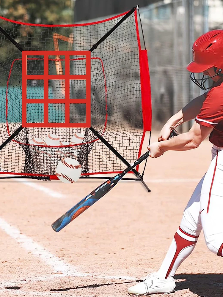 Baseball Practice Net Practice Accuracy Training Throwing Baseball Softball Pitching Target Pitching Net Training Aids
