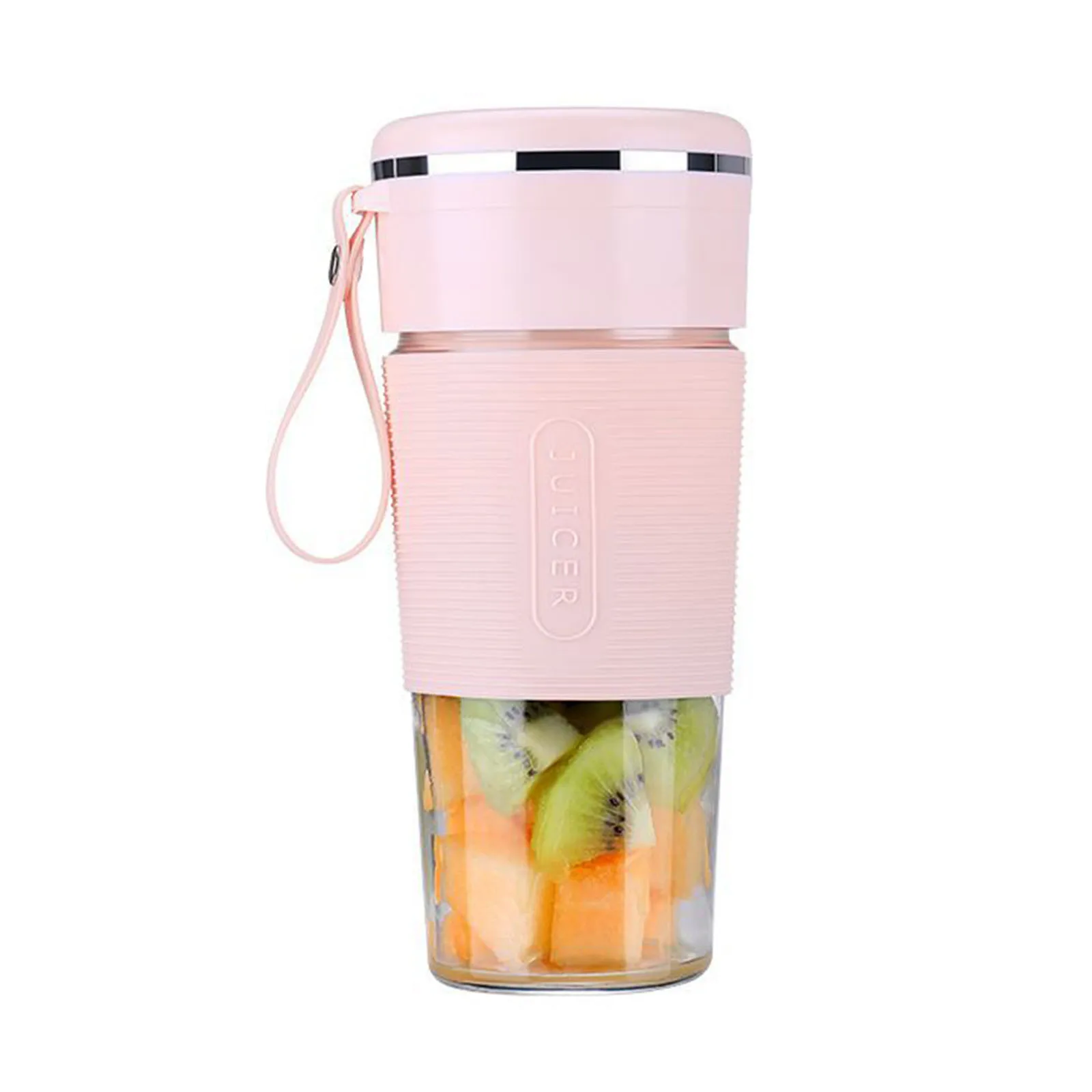 

Personal Electric Juicer Cup USB Rechargeable Smoothies Mixer Citrus Juicer 6 Blades Enjoy Fresh Juice Wherever You Go