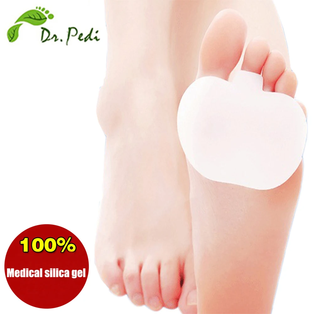 1 Pair Black Footful Pain Relief Metatarsal Pads Ball of Foot Forefoot Cushions 