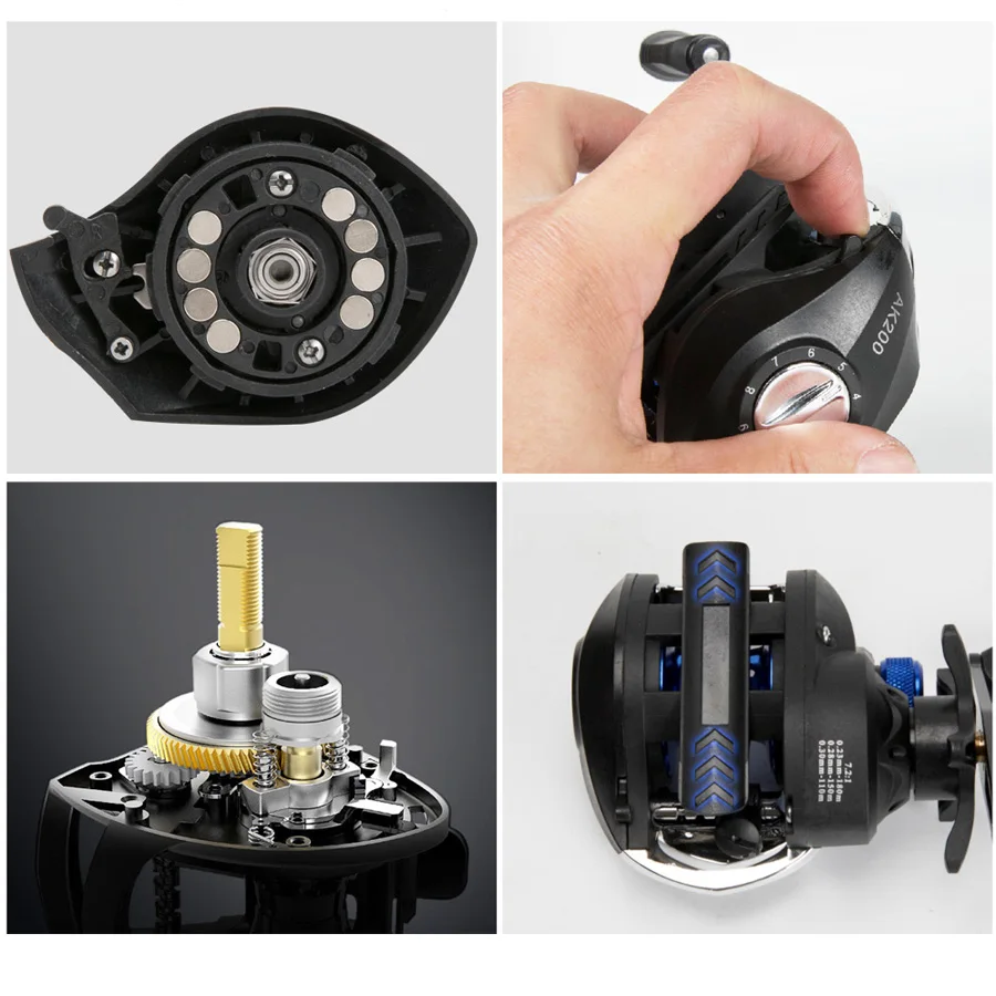 AK200 High Speed Baitcaster 3