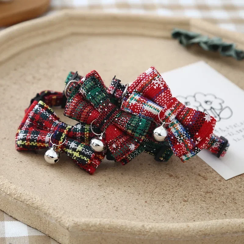New Year Christmas Decorations Christmas Miniature Dogs Cat Bell Collars Merry Christmas Natal Noel Gifts 2023 Navidad Xmas 3