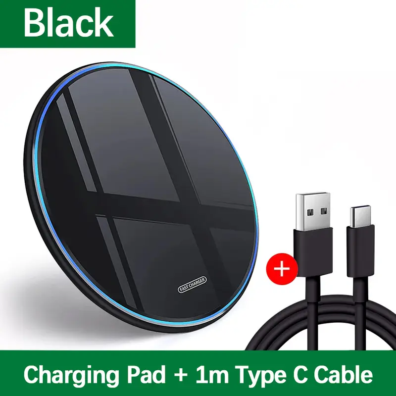 30W Wireless Charger Pad for iPhone 17 16 15 14 13 12 11 Samsung Xiaomi Phone Chargers Induction Fast Charging Dock Station - Image 10