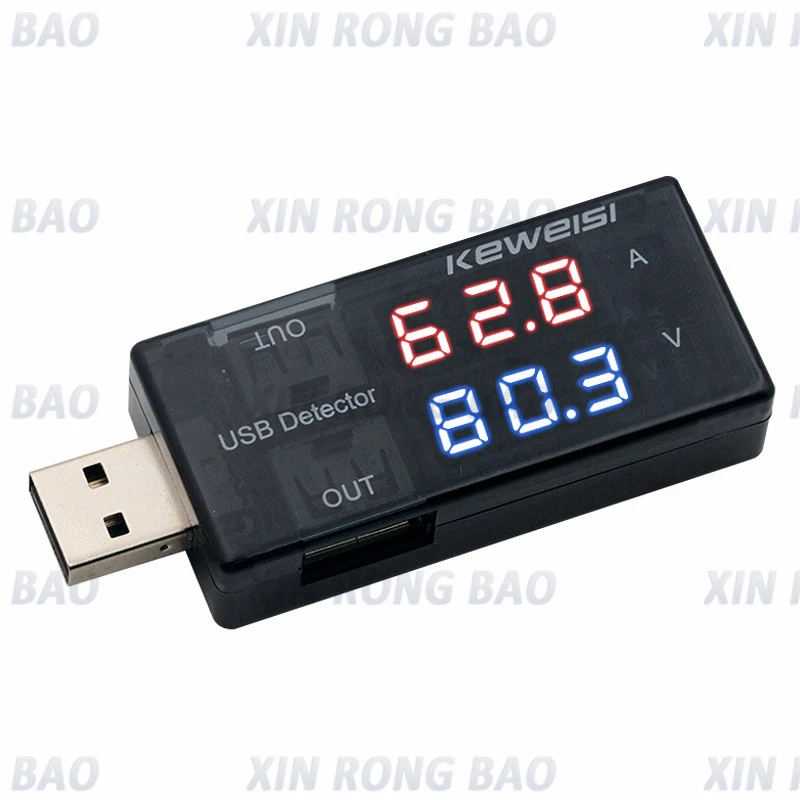 Двойной USB измеритель мощности