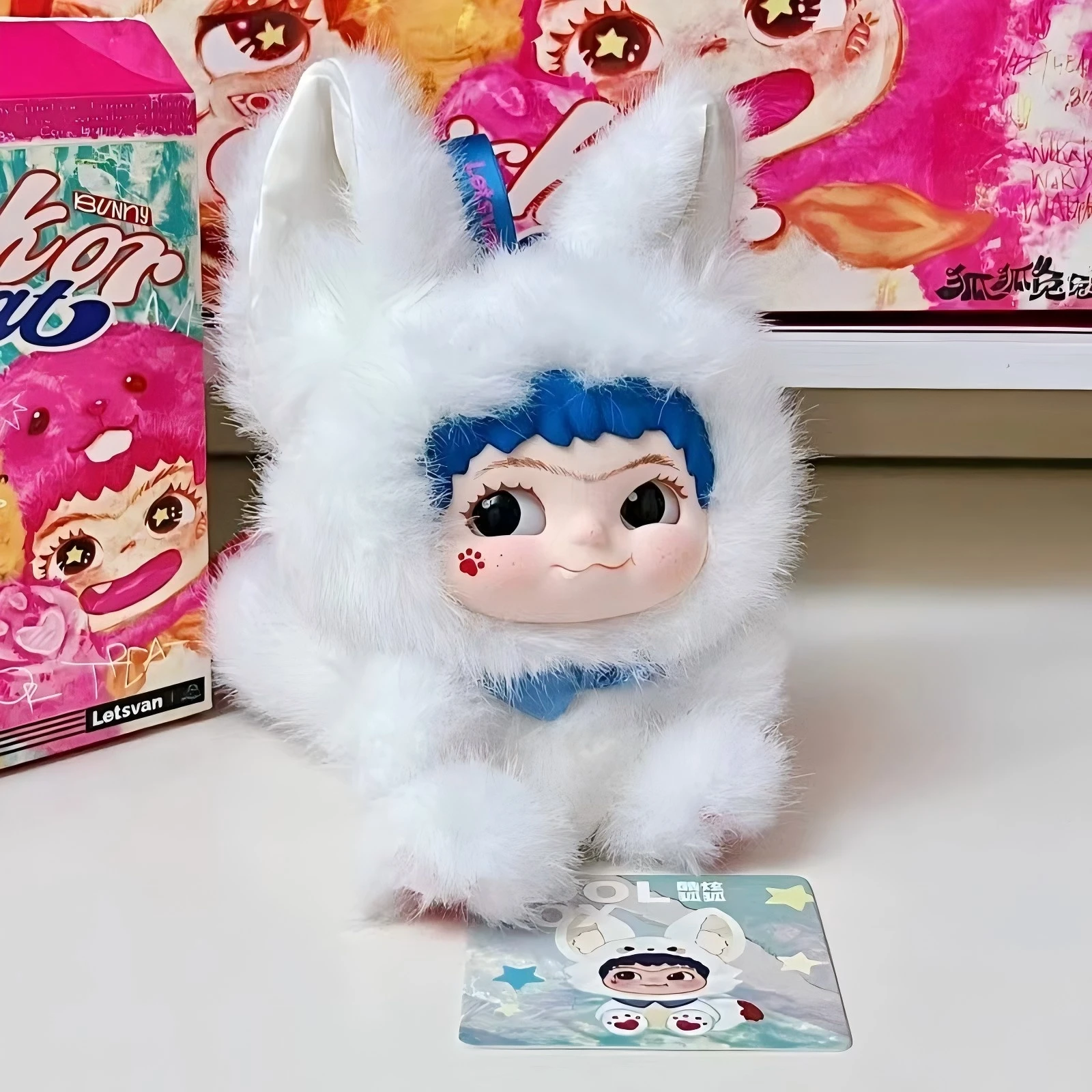 Wakuk V2FoxandBunny Trick or Treat series, plush vinyl blind box