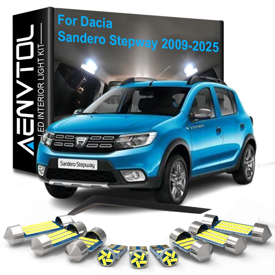 Led Interior Light Kit For Dacia Duster 1 2 2010 2011 2012 2013 2014 2015 2016 2017 2018 2019 2020 2021 2022 Led Bulbs Canbus - 34 - View #8