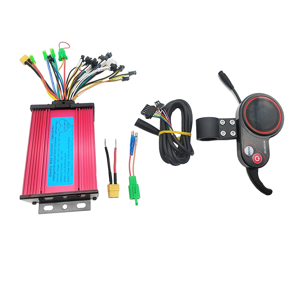 Kit Conversion Vélo Électrique - Contrôleur Brushless + Ecran LCD 36V/48V/52V 1500W/2000W