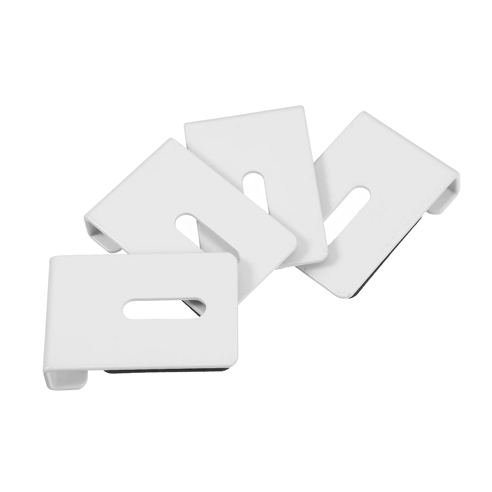 4 Pcs Mirror Clip Headboard Wall Mounting Brackets Hangers Display Hook Concrete Clips Holder