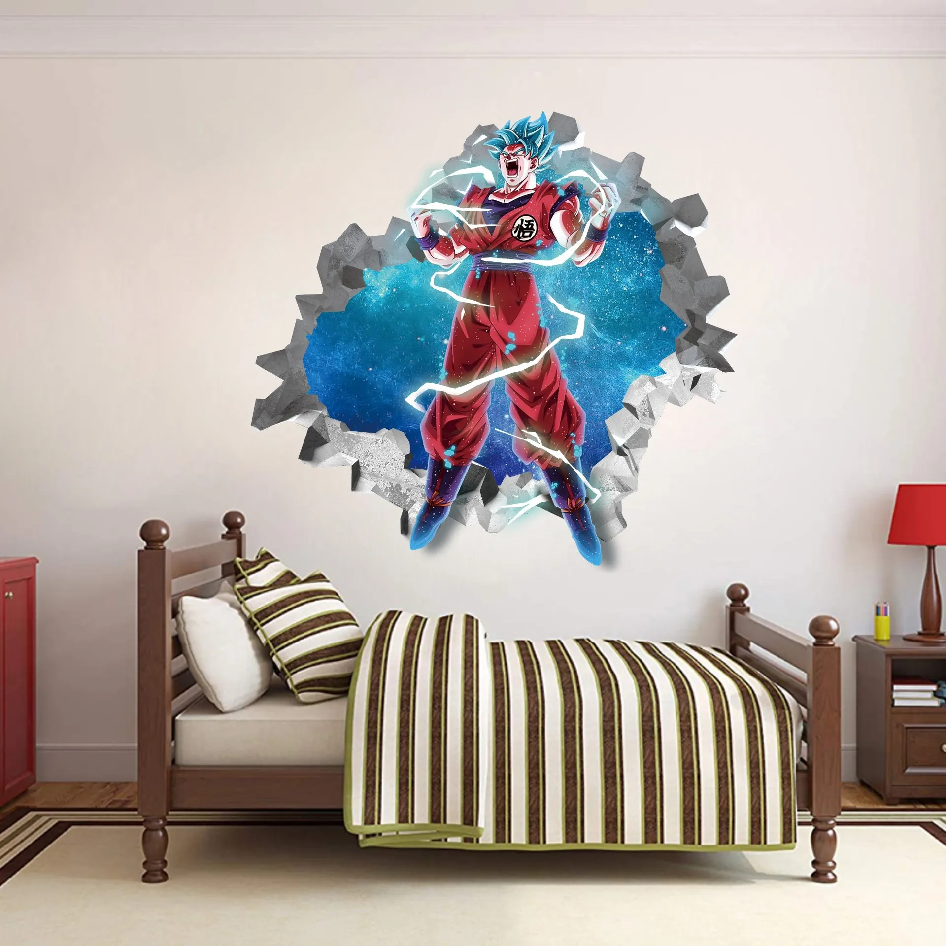 Photo Wallpaper Goku, dragon ball z super Wall Mural Children's, Kids Room