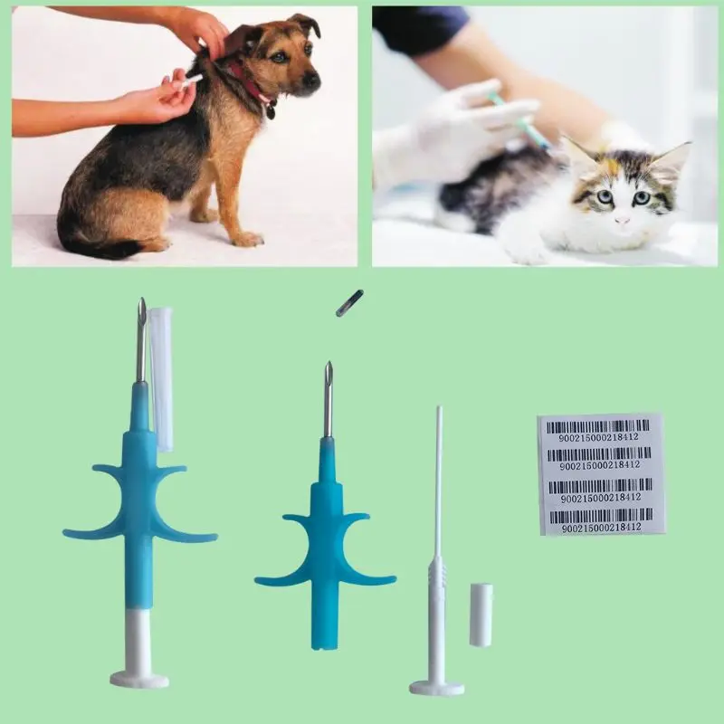 50JC 6 bag/set Animal Implantable Identification Identity Certified Chip Dogs Pet Insurance Chips 2.12 12 mm