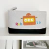 Large Storage Basket for Boys Toys Clothing Kids Laundry Hamper Fabric Cartoon Robot Organizer Bins for Bedroom Shelf Closet 5