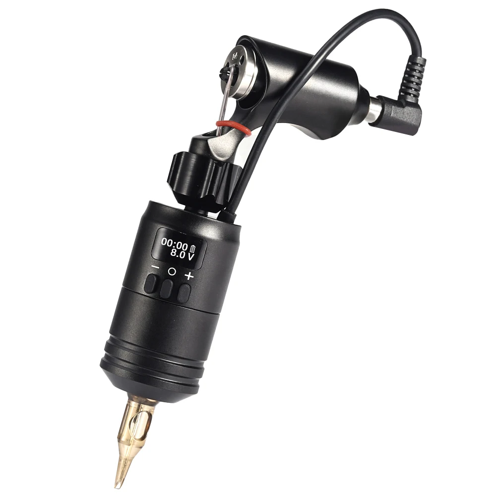 Wireless Tattoo Cartridge Grip 1600mah Battery Grip For Tattoo Rotary Machine Tattoo Supply