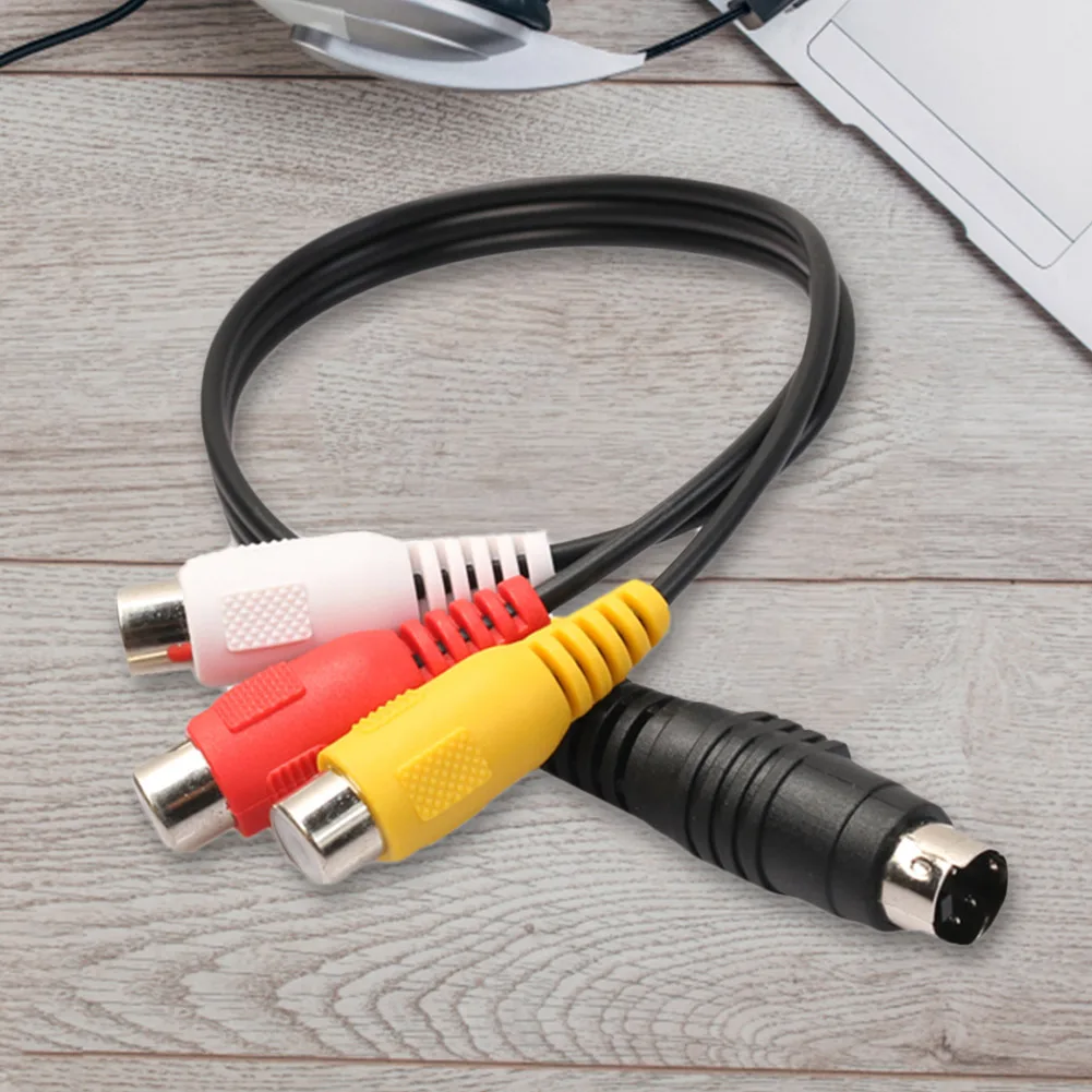 ǻ ƮϿ S-Video-3 RCA ̺   ,    ͽټ ̺, 4 , 28 cm, 11 ġ