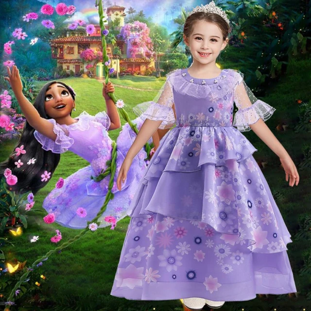 Deguisement Robe Princesse Fille Enfants Cinéma Encanto Dolores