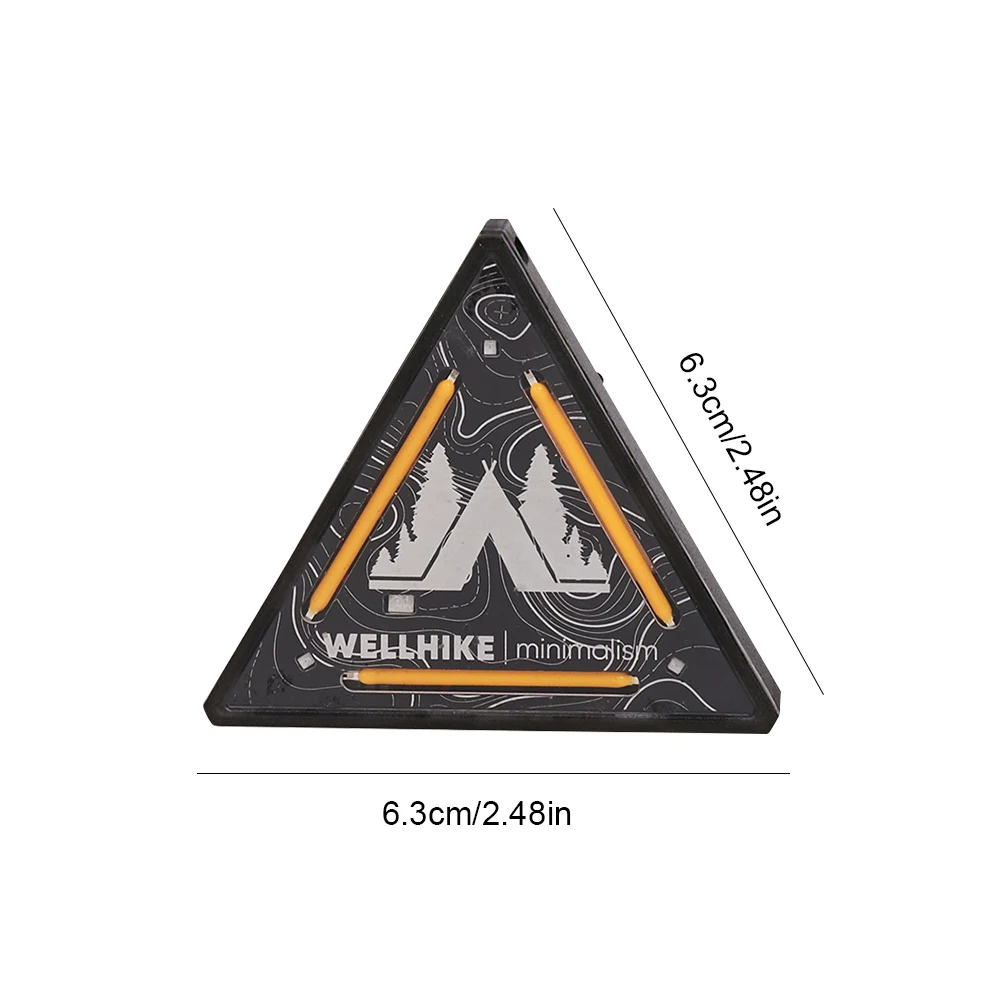 LED Outdoor Mini Direction Light with 4 Lighting Modes Type-C Charging Night Riding Warning Light for Hiking Fishing