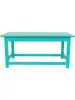 WO Home Furniture Patio Adirondack Coffee Table 35" inch Long for Outdoor Indoor Living Room Lawn Garden Balcony Backyar 6