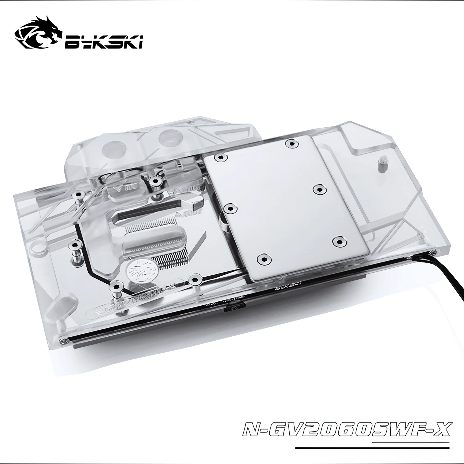

Блок графического процессора Bykski с полным покрытием для GIGA RTX2060 2070, супер-игр, ветрозащитная мощность