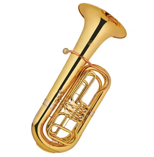 Seasound Oem Cheap Bb Lacca 3 Pistoni Rotanti Tuba Jytu0736