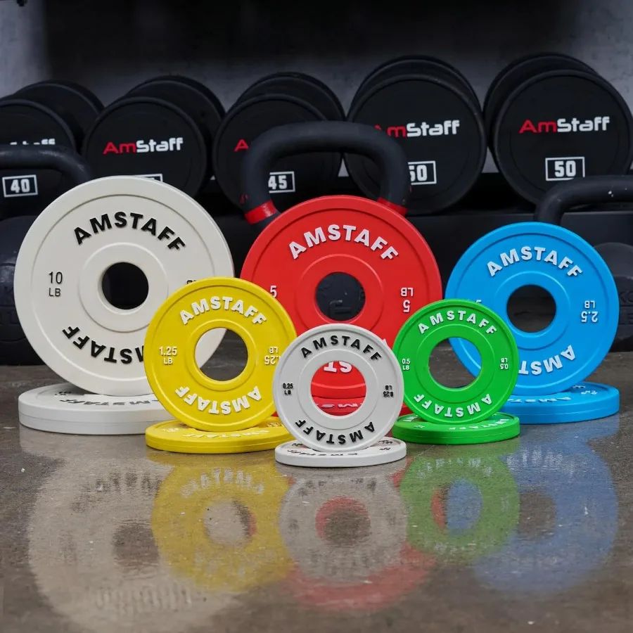 Change and Fractional Plates - Weightlifting & Strength Workouts Gear for Incremental Gains, Standard 2" Hole Diameter for Stand