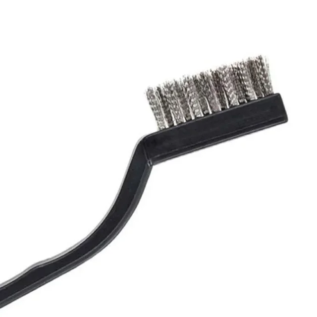Ensemble de 6 petites brosses métalliques, brosses de nettoyage pour pièces mécaniques, dérouillage, enlever la peinture, accessoires 17cm x 1cm, fil en acier inoxydable 6