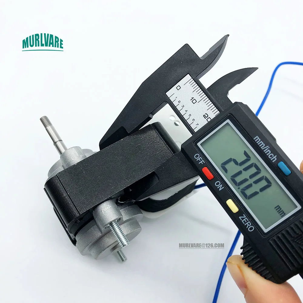 Electric Heater Ventilation Parts YZF6120 4W 220V 60HZ 20MM Thickness 2 Wires Motor Pure Copper Coil Motor For Heater
