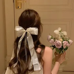 Women's Sweet Style Bow Tie Ribbon Hair Clips - Kawaii Fairy Hair Accessories (1)
