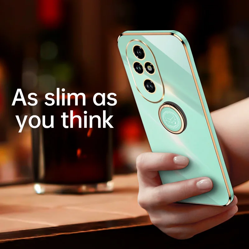 Luxury 6D Plating Silicone Shockproof Bumper Phone Case