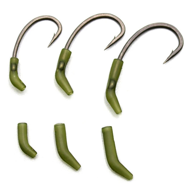 30pcs/lot Carp Fishing Hook D Rig Kickers Kickers Hook Line Aligners Sleeve Rigs Fishing Tackle Accessories End Terminal Tackle