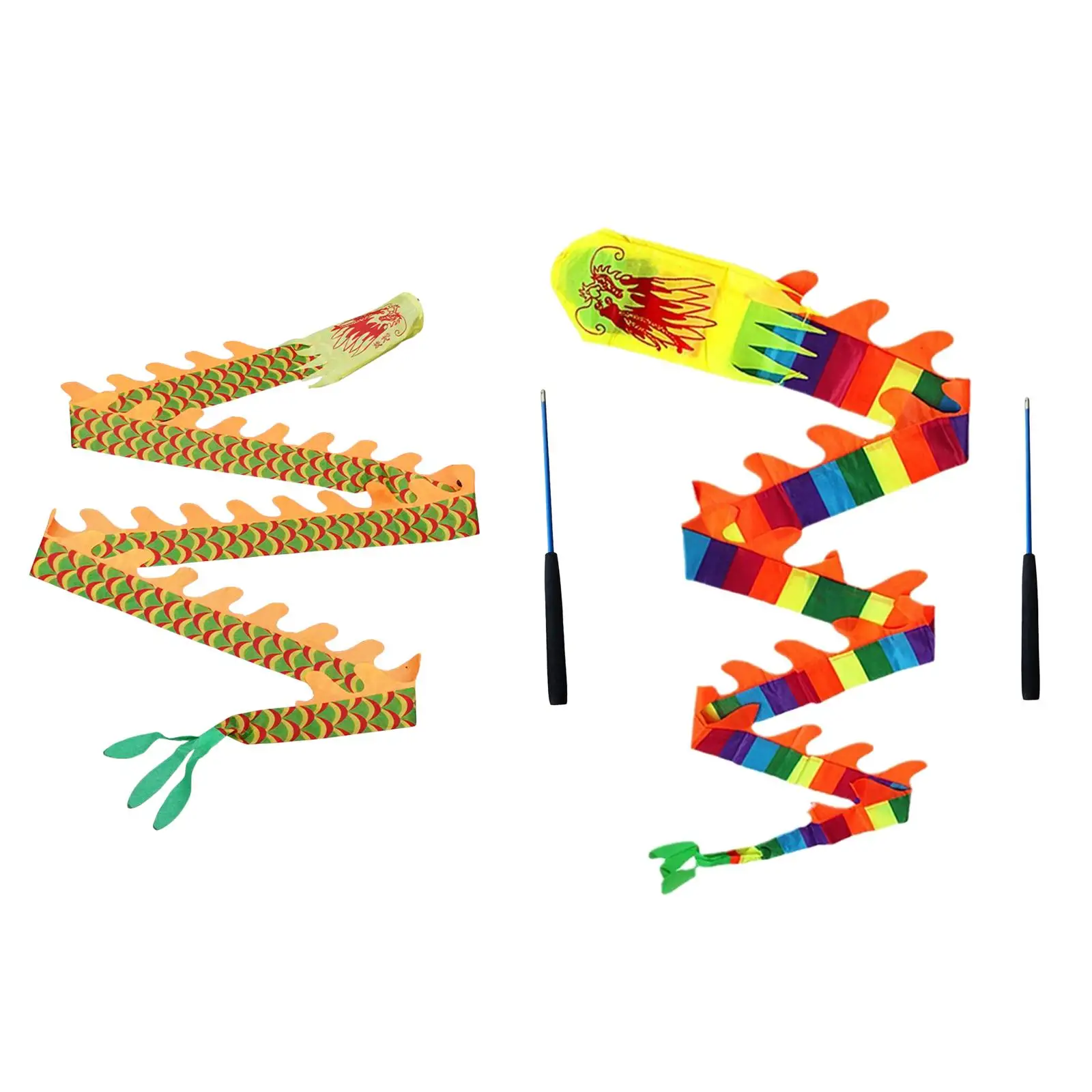 

Dragon Ribbon Dance Ribbon Streamer Artistic Ribbons Ornament Dragon Poi