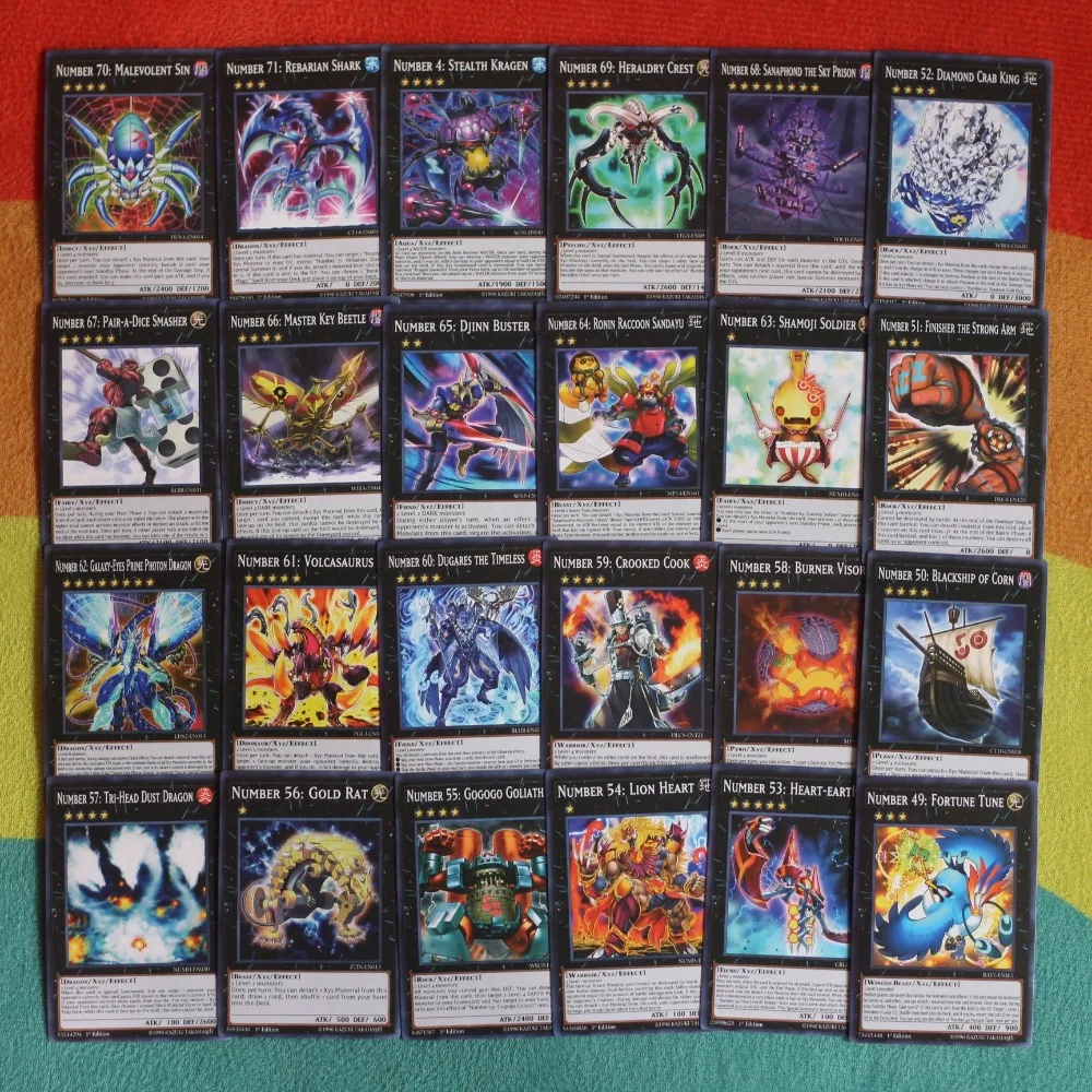 英語のデュエルモンスターズカード(English Yu-Gi-Oh Cards) Yugioh-英語のser文字のカードコレクション,完全なファイル番号