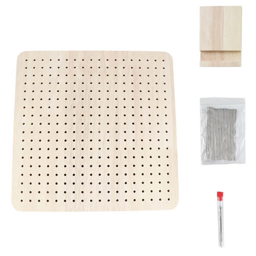 WoodenCrochetBlockingBoardReusableHandcraftedKnittingBlocking