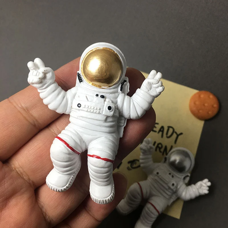 

Magnetic Magnet Message Board Collection Gift 3D Fridge Magnets Cartoon Astronaut Refrigerator Paste Magnet Decoration Magnet