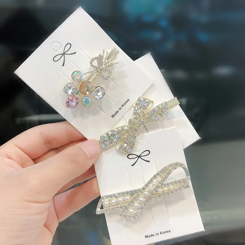 5PCS Korean Style Hair Clips Wholesale Butterfly Hair Clip Side