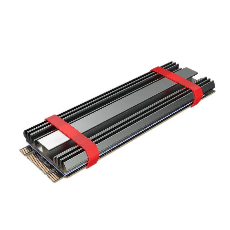 Teucer M24 Ssd Dissipador de Calor Nvme 2280 Unidade Disco Estado Sólido Radiador Cooler Almofada Refrigeração para Desktop pc M.2 Nvme Ps5 Dissipador Calor - Imagem 4