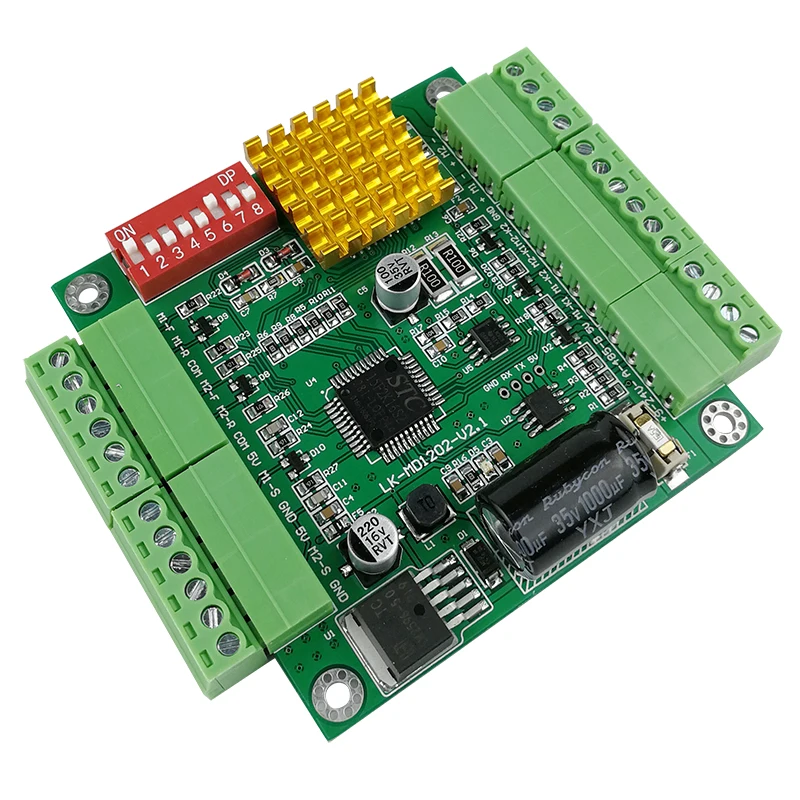 

Two 485 DC Motor Drive Board PTZ Control Board L6205 Motor Can Be Connected to Potentiometer for Speed Regulation