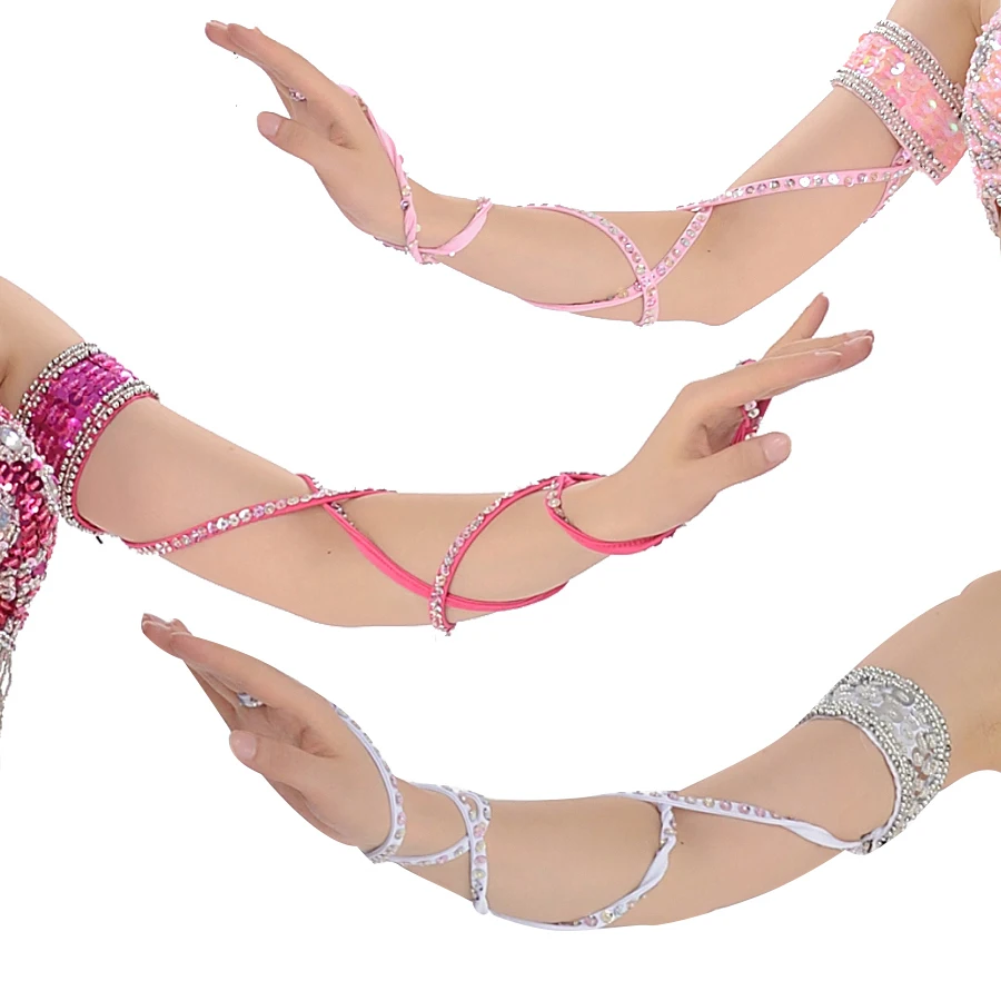 Женский аксессуар, эластичная повязка на руку с регулируемыми блестками для танца живота, 1 шт. 1 шт повязка на руку для похудения