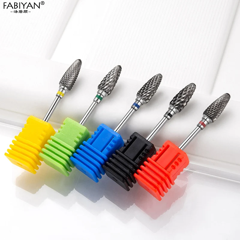 Nail Art Drill Bit Stainless Steel Cone Tools Gel Removal Polishing Cuticle Clean Machine Nail Art Grinding Head Tools