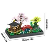 DIY Creative Zen Realm Garden Building Blocks Bonsai Tree Streetview Courtyard Potted Bouquet Assembled Brick Kids Toy Gift Deco 3