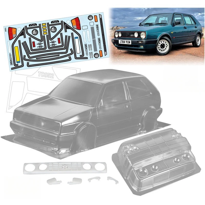 

Golf MK2 1/10 rc car. 190mm rc body rally. 257mm rc chassis. rally car body shell 1 10. Tamiya tt02 Chassis upgrade. tamiya tt01