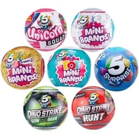 5 Surprise ball  Mini Brands toy Gold Mystery Capsule Real Miniature Brands Collectible Toy PVC Surprise Egg Gifts 2