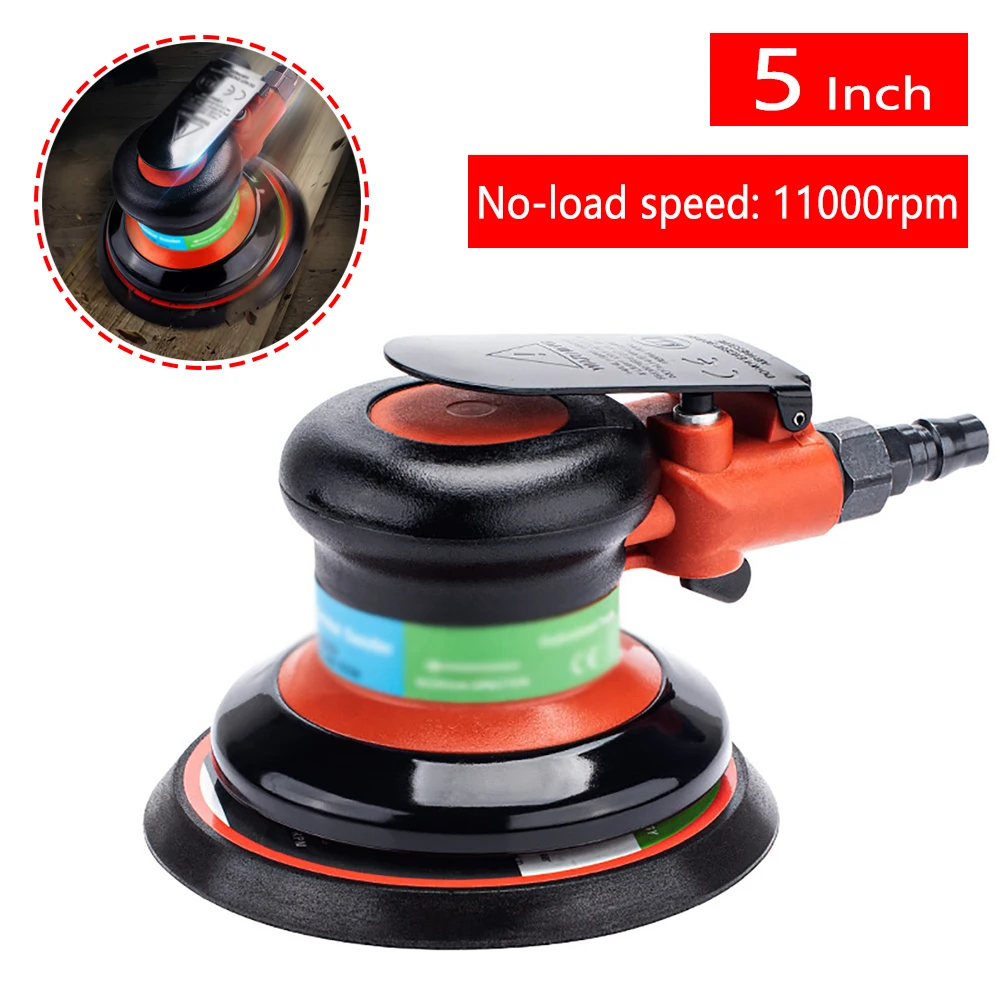 5inch Pneumatic Orbital Sander Air Grinder Industrial Grade Polishing