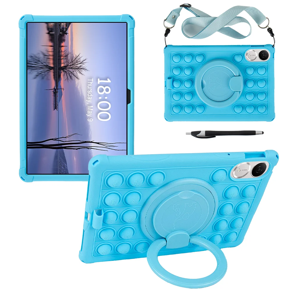 Universal 360° Rotating Handle Grip Stand Tablet Case Cover