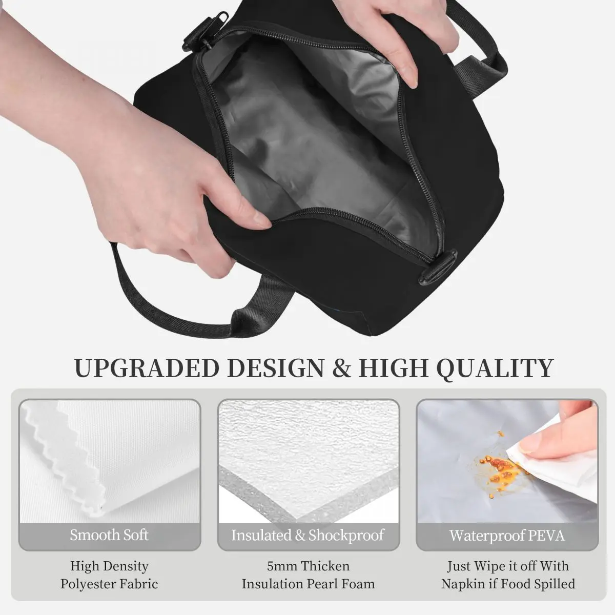 Karol G Manana Sera Bonito Insulated Lunch Bags With Adjustable Shoulder Strap Bichota Season Food Bag Thermal Cooler Bento Box