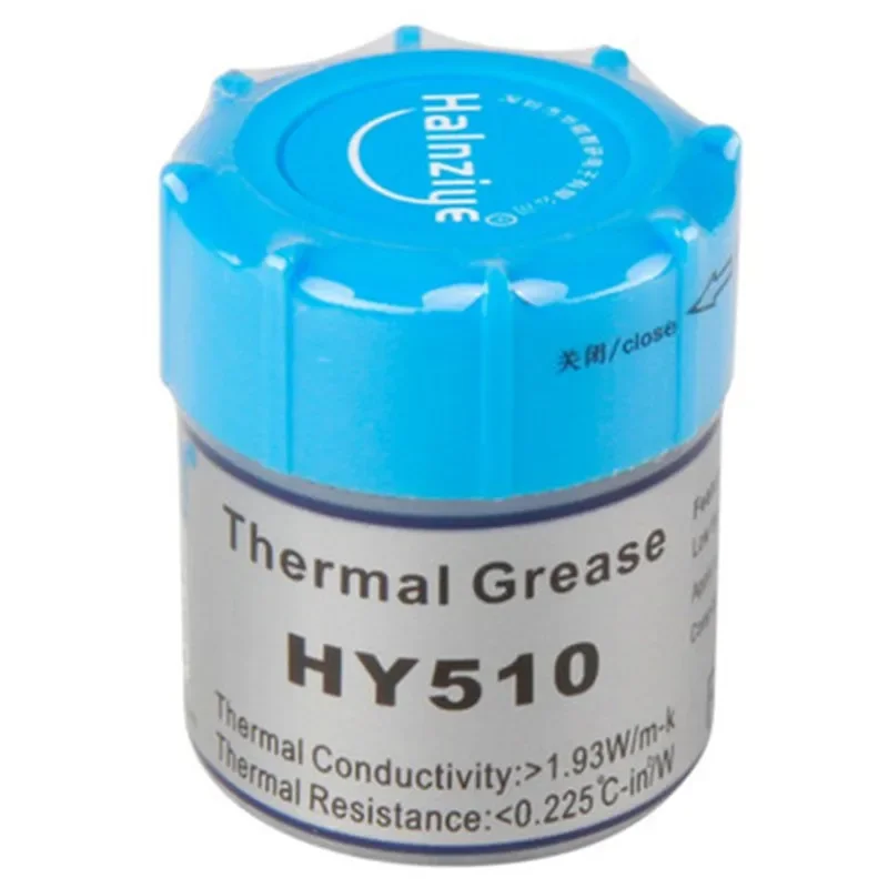 1.93W/m-k 10g/20g Silicone Thermal Paste Heat Transfer Grease Heat Sink CPU GPU Chipset Notebook Computer Cooling Syringe