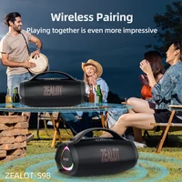 ZEALOT-S98 160W Portable Bluetooth Speaker High Volume Waterproof 36000mAh Wireless TWS Subwoofer Suporrt USB/TF/AUX RGB light - Image 5