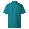 Pure-Color Mens' Shirts Multiple Pockets Lapel Short Sleeves Cardigan Summer Thin Tops Male Blouse Single Breasted Shirt For Man 2