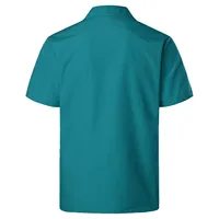 Pure-Color Mens' Shirts Multiple Pockets Lapel Short Sleeves Cardigan Summer Thin Tops Male Blouse Single Breasted Shirt For Man 2